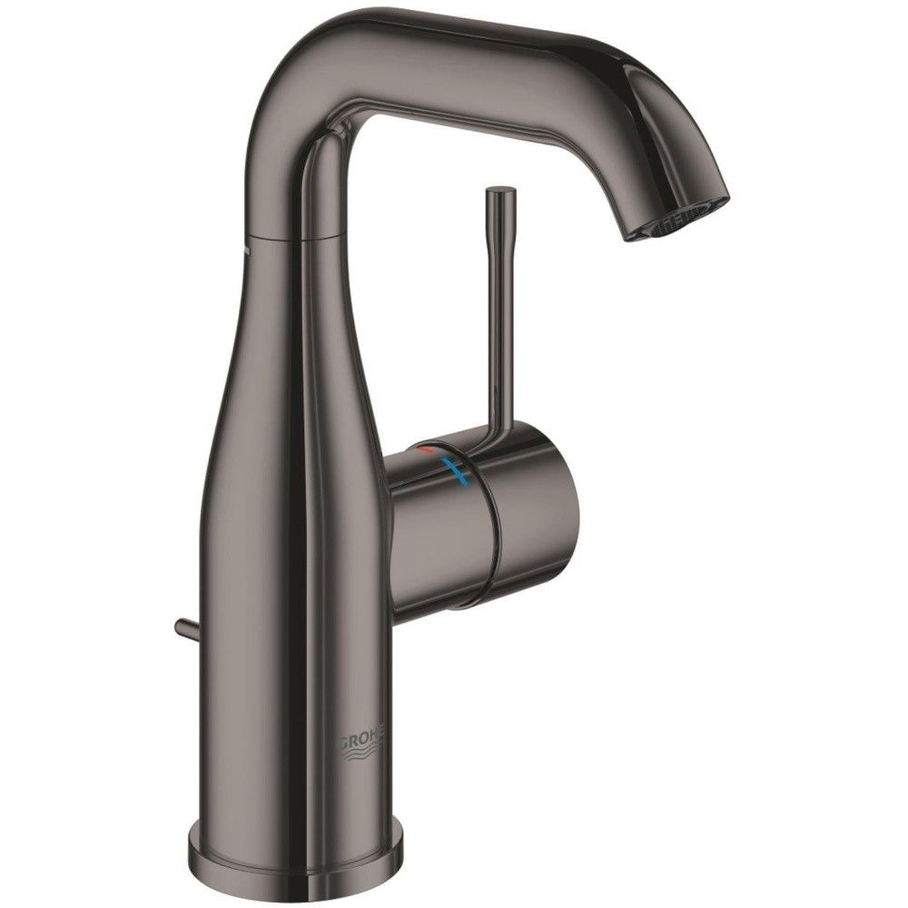 Baterie lavoar antracit Grohe Essence, M cu ventil pop-up [1]