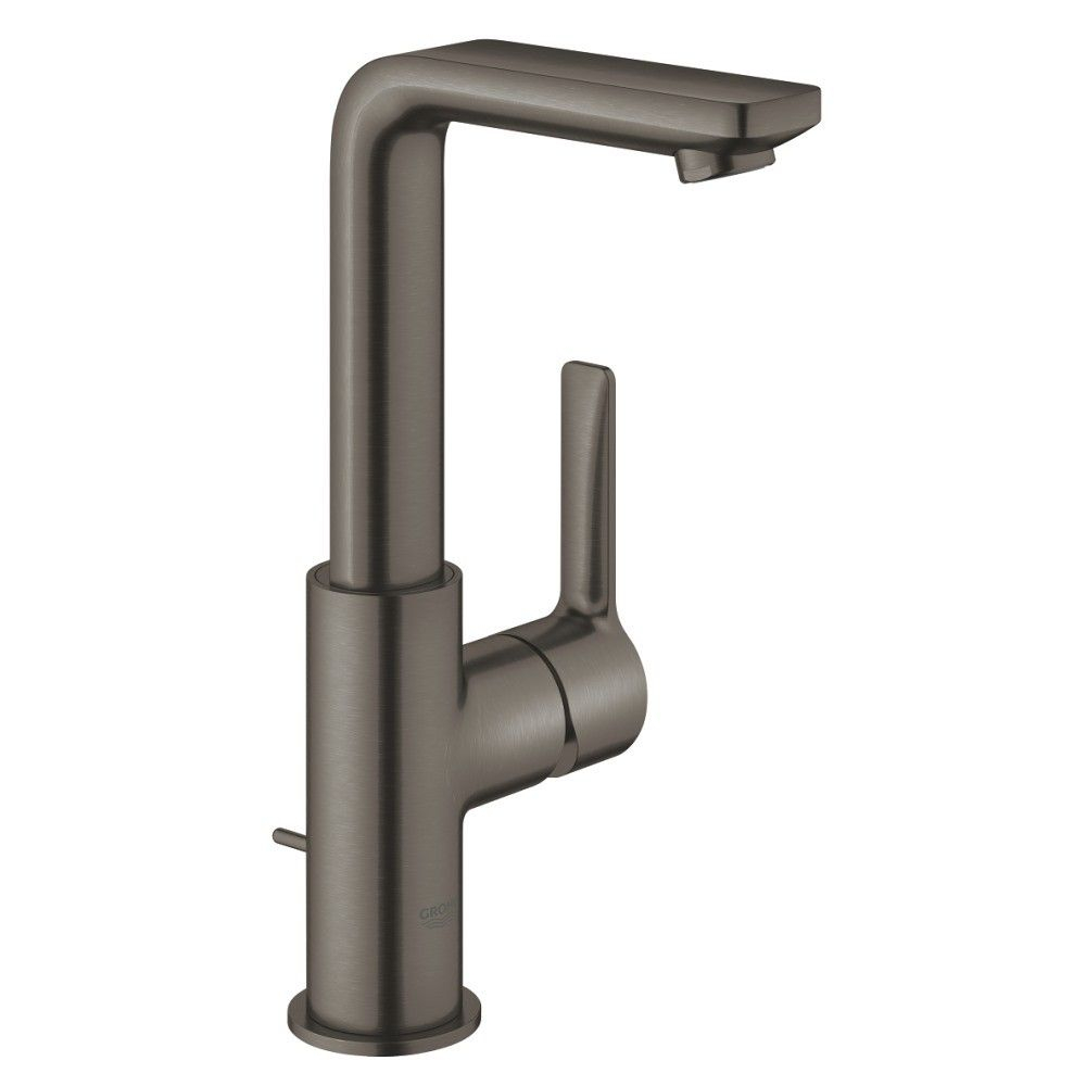 Baterie lavoar antracit mat Grohe Lineare, cu ventil pop-up, marime L [1]
