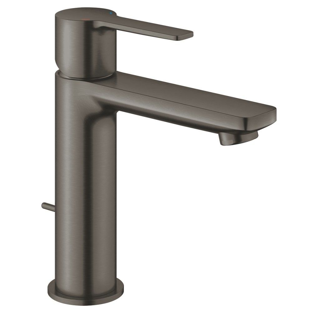 Baterie lavoar antracit mat Grohe Lineare, cu ventil pop-up, marime S [1]