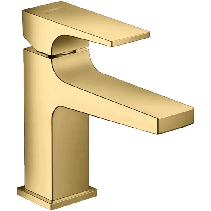 Baterie lavoar cu ventil, Hansgrohe, Metropol 100, auriu lucios [1]