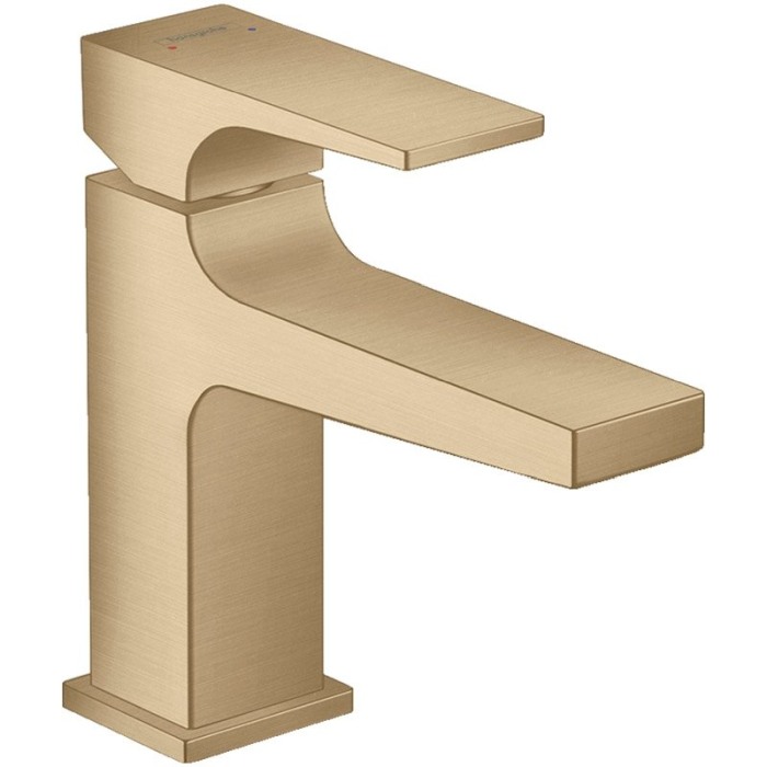 Baterie lavoar cu ventil, Hansgrohe, Metropol 100, bronz periat [1]