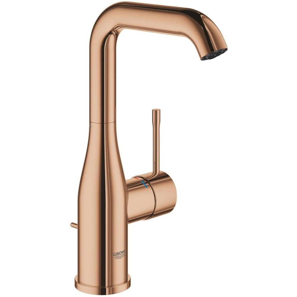 Baterie lavoar cupru Grohe Essence, L cu ventil pop-up [1]