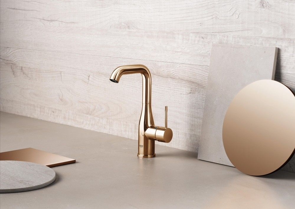 Baterie lavoar cupru Grohe Essence, L cu ventil pop-up [3]