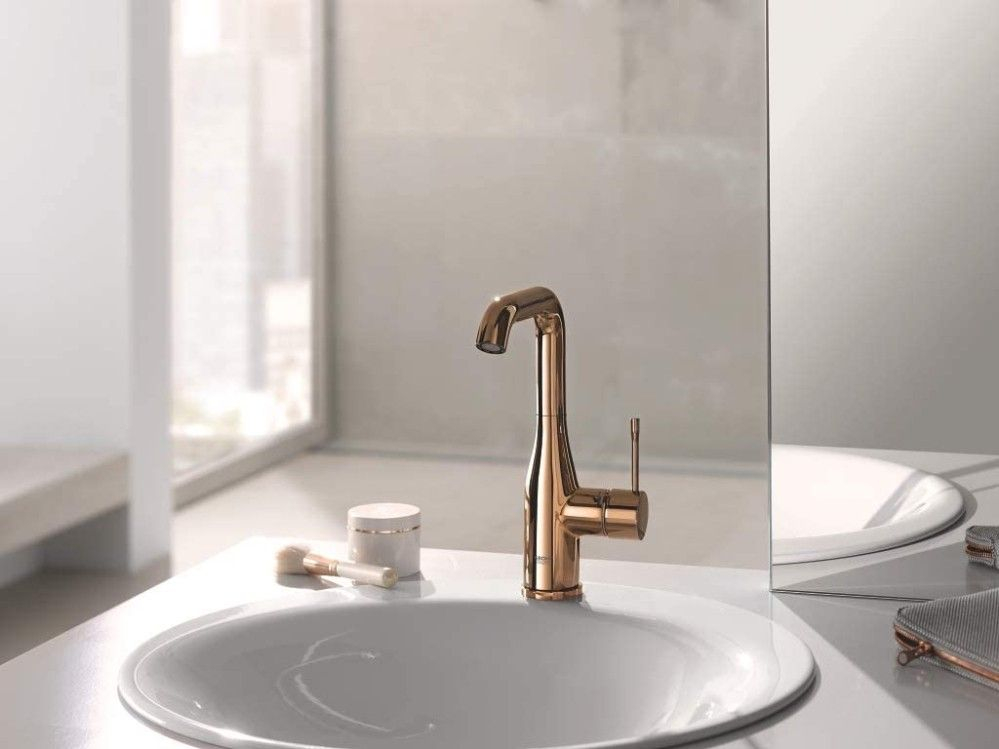 Baterie lavoar cupru Grohe Essence, L cu ventil pop-up [2]