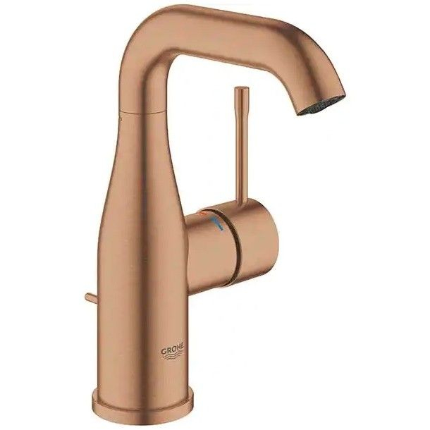 Baterie lavoar cupru mat Grohe Essence, M cu ventil pop-up [1]