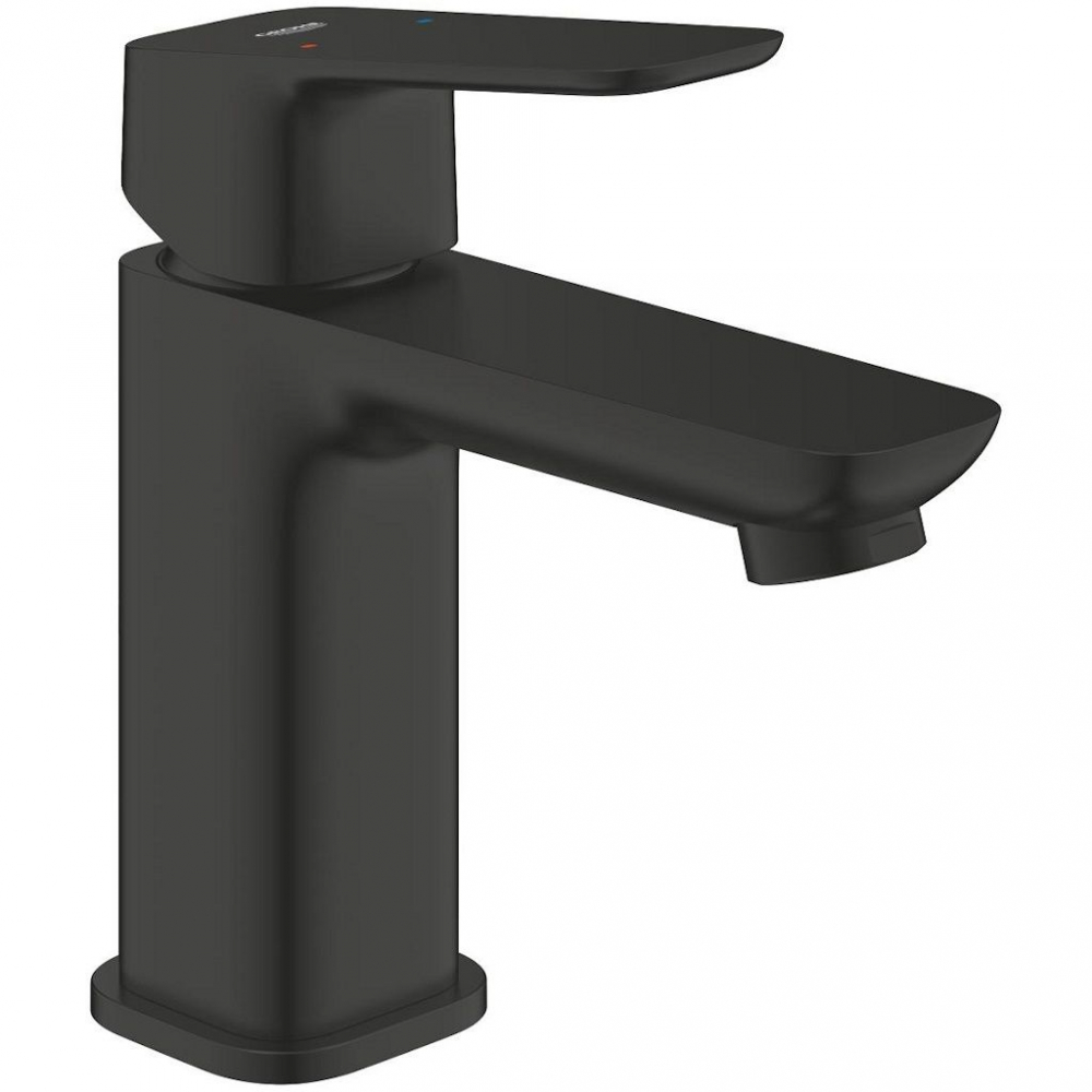 Baterie lavoar Grohe Cubeo, fara ventil, marime S, negru mat [1]