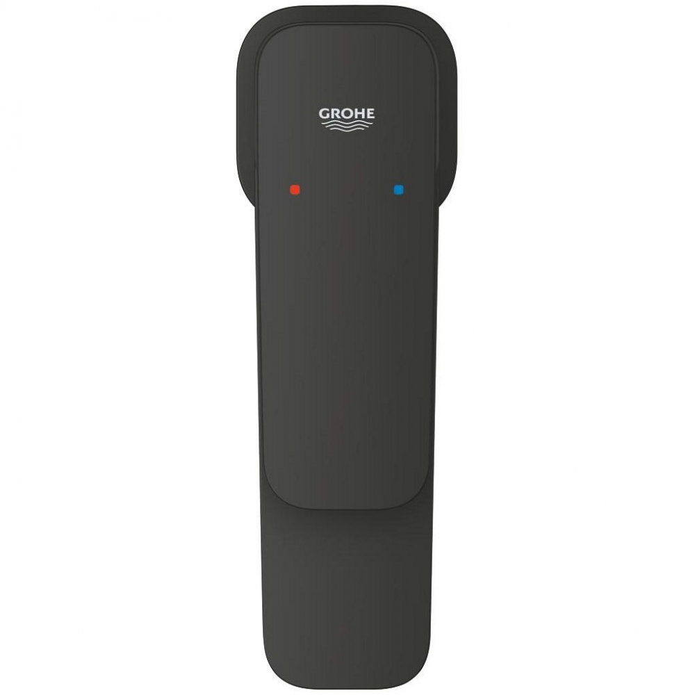 Baterie lavoar Grohe Cubeo, fara ventil, marime S, negru mat [4]