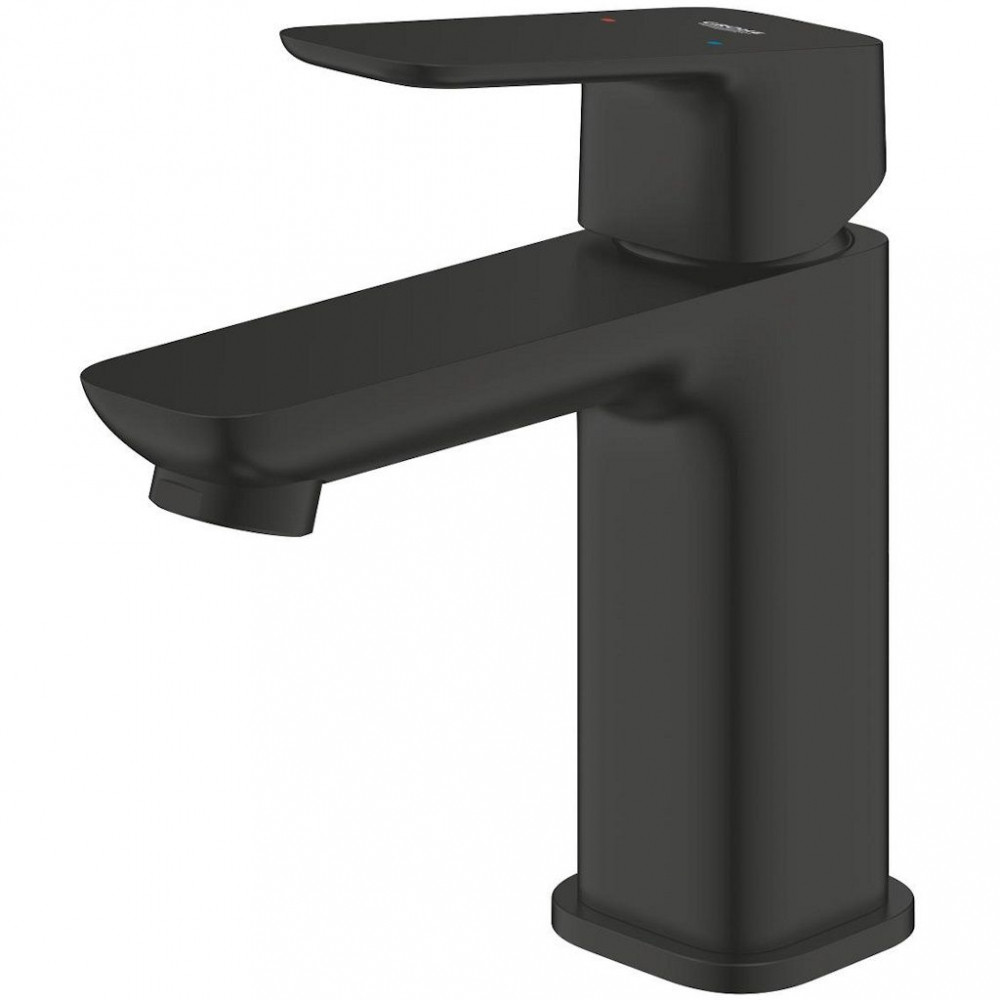 Baterie lavoar Grohe Cubeo, fara ventil, marime S, negru mat [2]