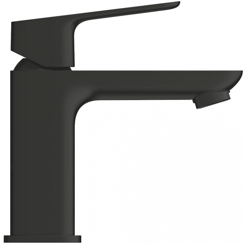Baterie lavoar Grohe Cubeo, fara ventil, marime S, negru mat [3]