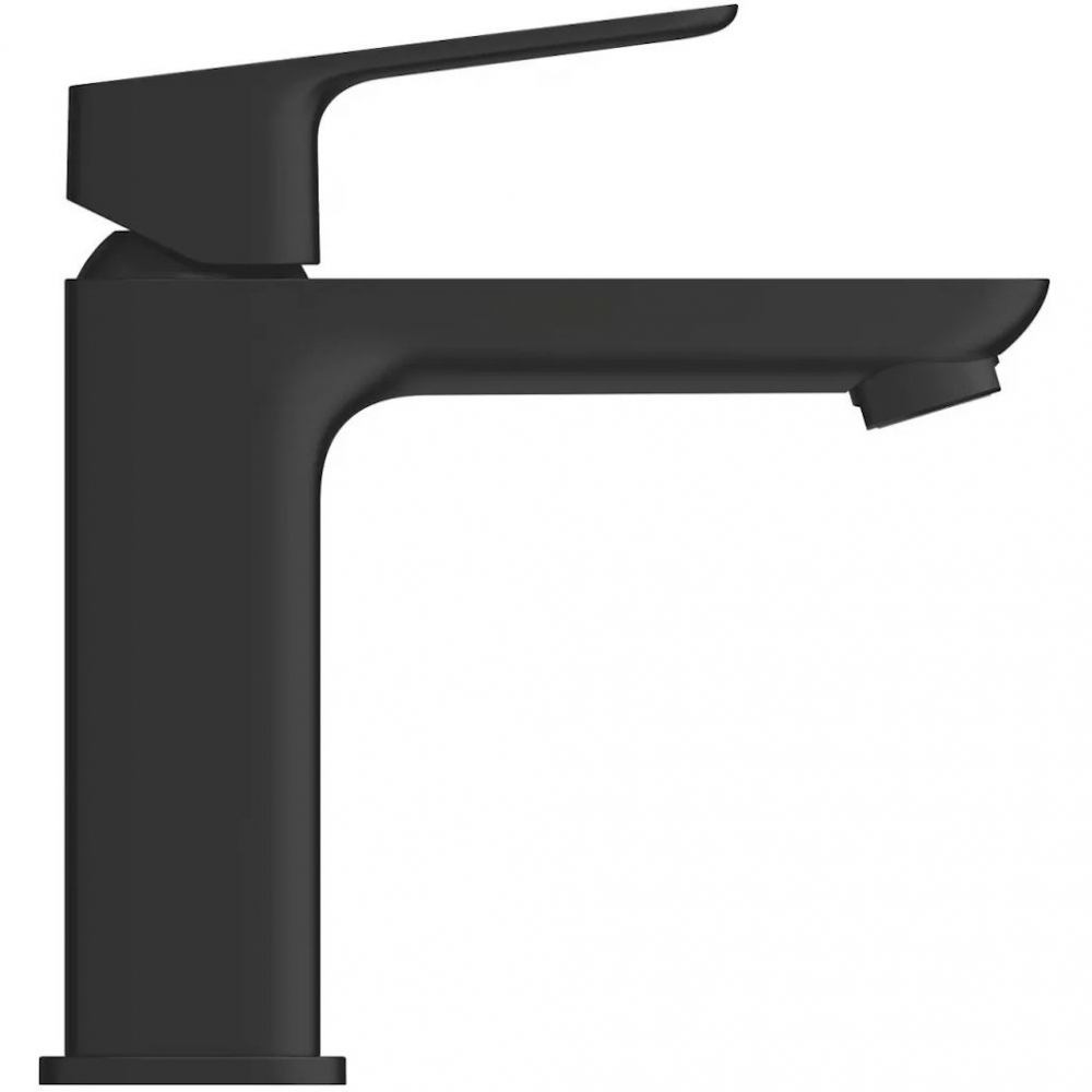 Baterie lavoar Grohe Cubeo, fara ventil pop-up, marime M, negru mat [3]