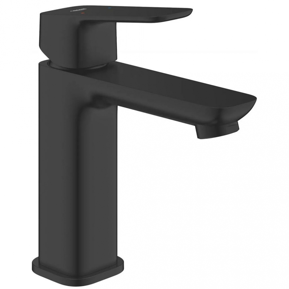 Baterie lavoar Grohe Cubeo, fara ventil pop-up, marime M, negru mat [1]