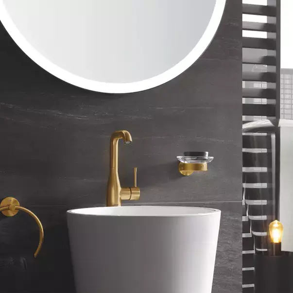 Baterie lavoar Grohe Essence M auriu periat Cool Sunrise [2]