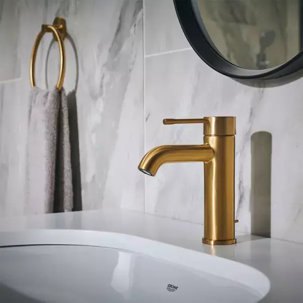 Baterie lavoar Grohe Essence S monocomanda auriu periat Cool Sunrise [2]