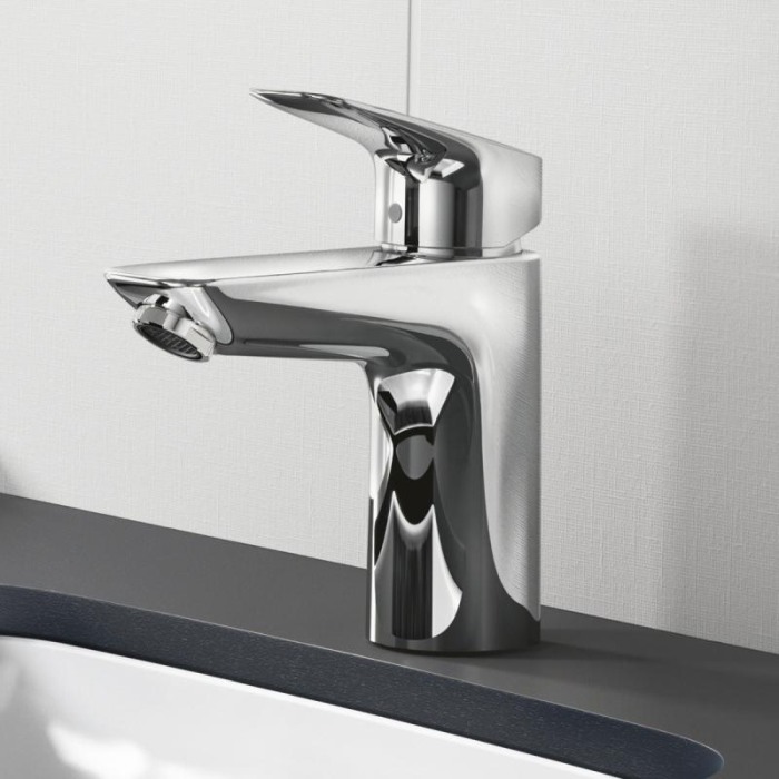 Baterie lavoar Hansgrohe, Logis 100, crom [5]
