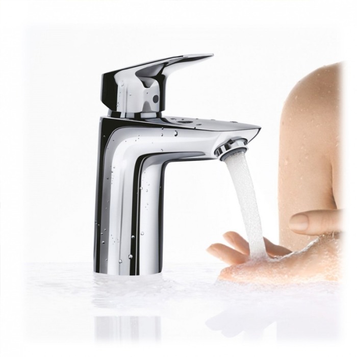 Baterie lavoar Hansgrohe, Logis 100, crom [7]