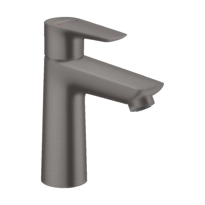 Baterie lavoar, Hansgrohe, Talis E 110, cu ventil, negru cromat periat [1]