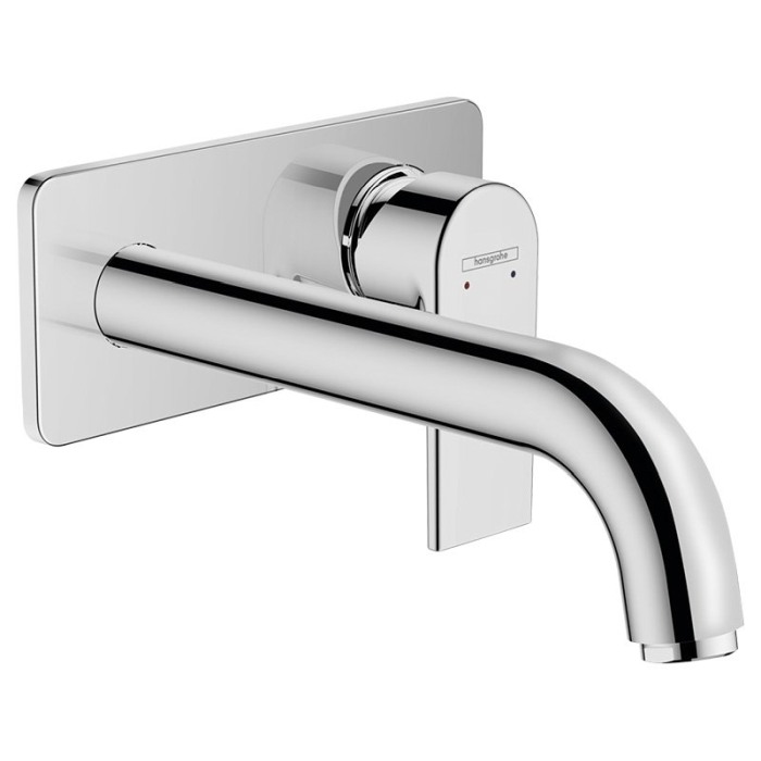 Baterie lavoar Hansgrohe, Vernis Shape, pipa 205 mm, montaj pe perete, crom [1]
