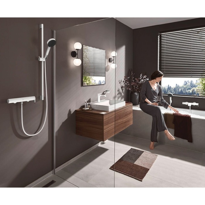 Baterie lavoar, Hansgrohe, Vivenis 110, alb mat [6]