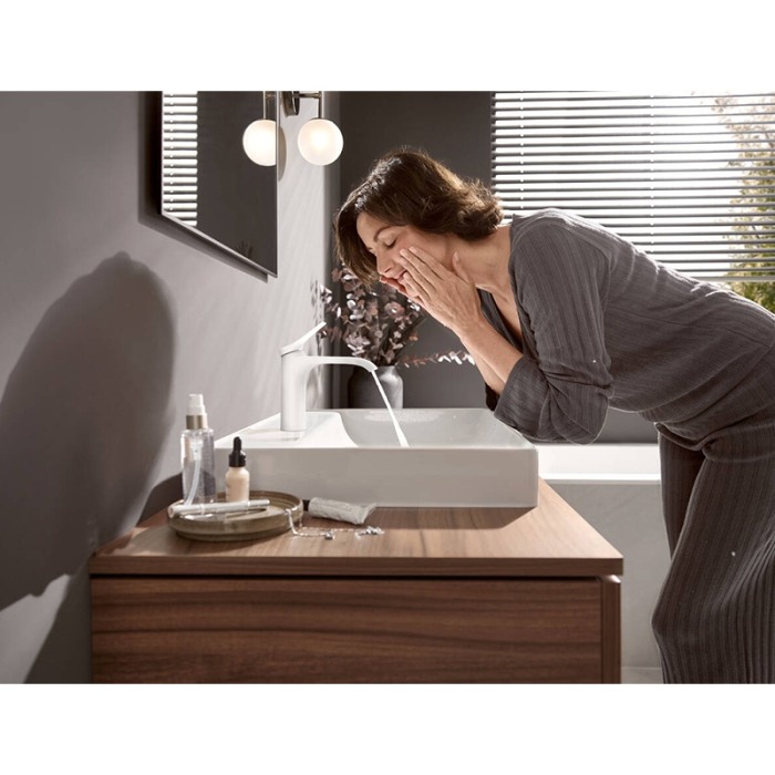 Baterie lavoar, Hansgrohe, Vivenis 110, alb mat [7]