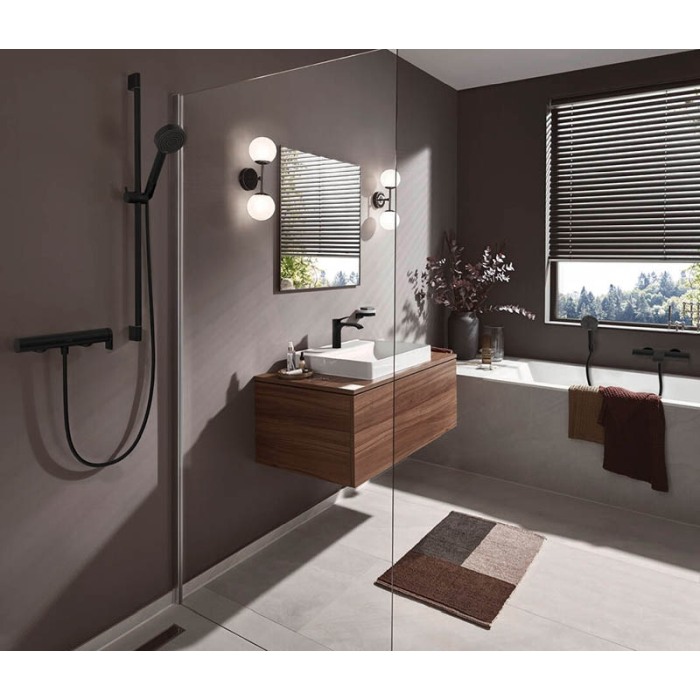 Baterie lavoar, Hansgrohe, Vivenis 110, negru mat [5]