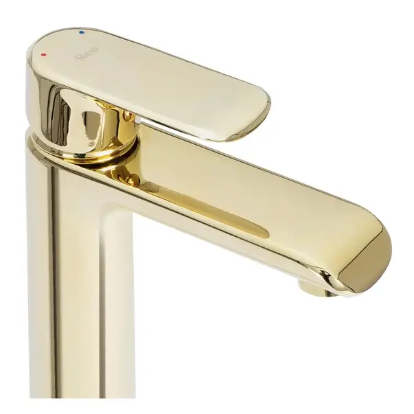 Baterie lavoar inalta Rea Bloom monocomanda auriu [5]