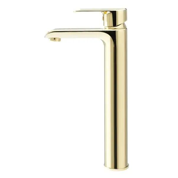 Baterie lavoar inalta Rea Bloom monocomanda auriu [4]