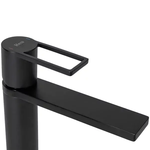 Baterie lavoar inalta Rea Flip negru mat [5]