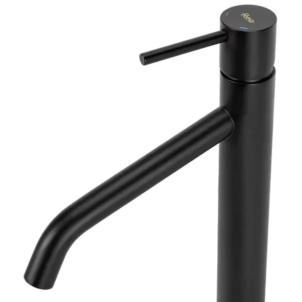Baterie lavoar inalta Rea Level negru mat [5]