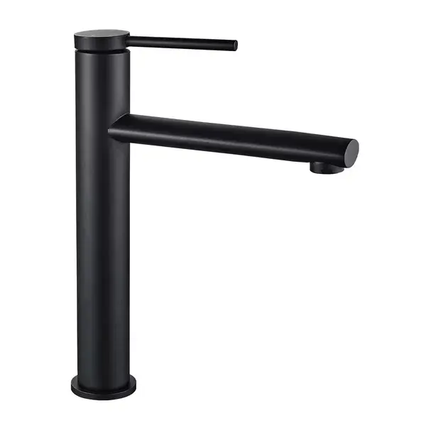 Baterie lavoar inalta Rea Oval negru mat [1]