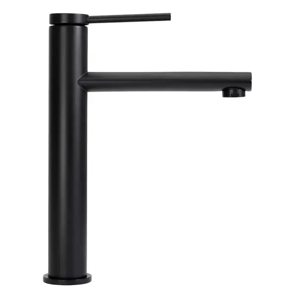 Baterie lavoar inalta Rea Oval negru mat [3]