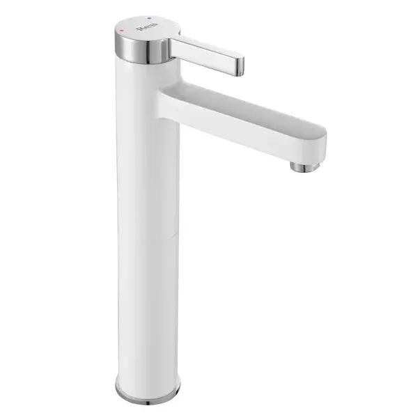 Baterie lavoar inalta Rea Polo monocomanda alb - crom [1]