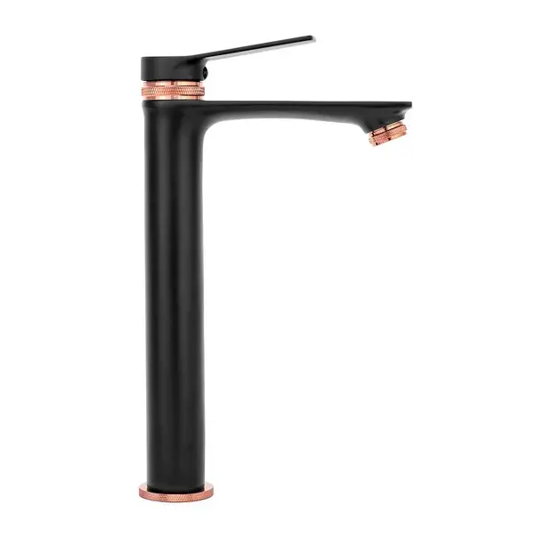 Baterie lavoar inalta Rea Viral negru - rose gold mat [5]