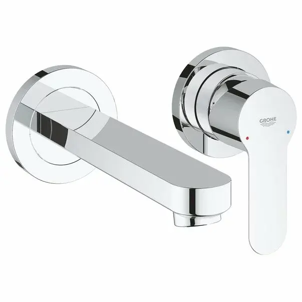 Baterie lavoar incastrata Grohe BauEdge crom corp incastrat inclus [1]