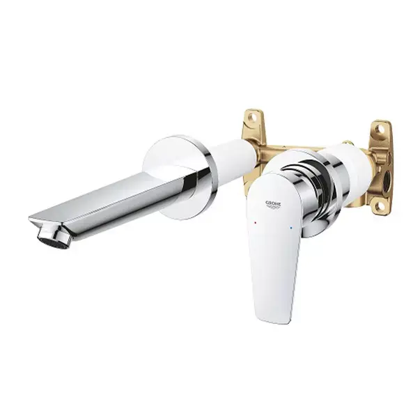 Baterie lavoar incastrata Grohe BauEdge crom cu corp incastrat inclus [6]