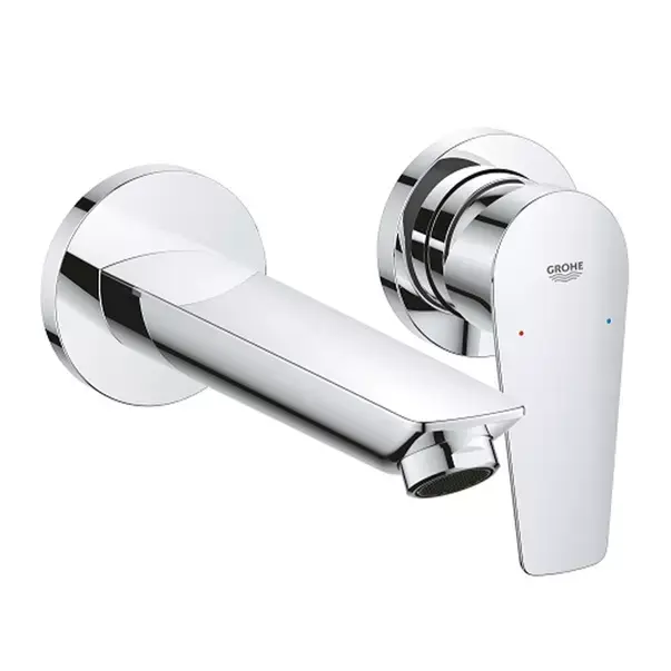 Baterie lavoar incastrata Grohe BauEdge crom cu corp incastrat inclus [4]