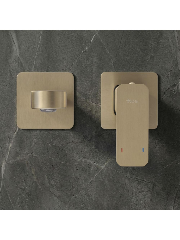 Baterie lavoar incastrata REA Arlo auriu periat [5]