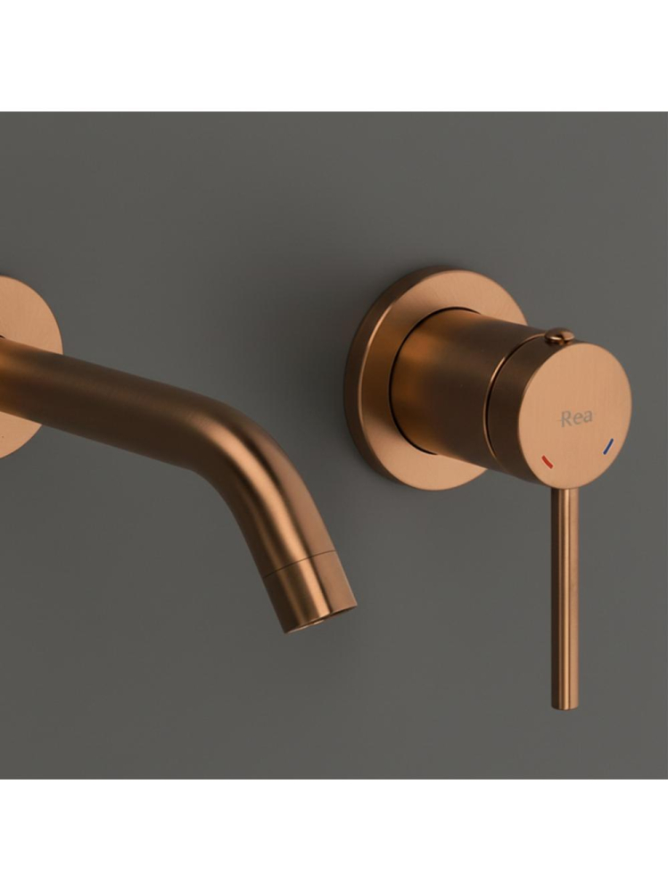Baterie lavoar incastrata Rea Clif cupru periat [6]
