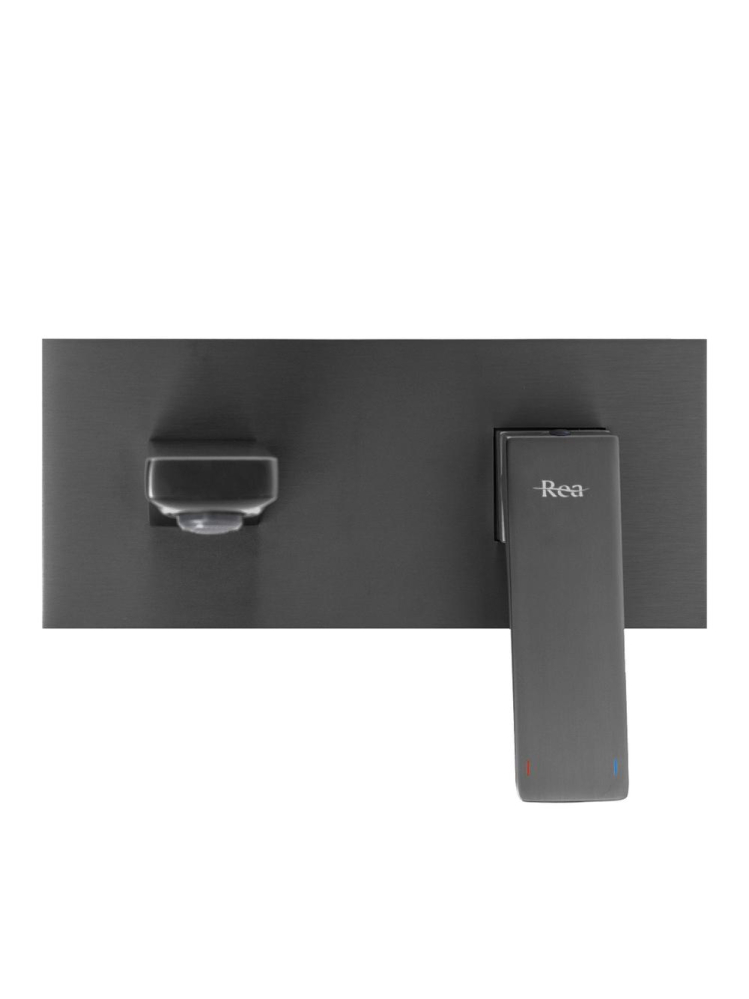 Baterie lavoar cada incastrata REA Premium Joe titan PVD perete 170 mm [10]