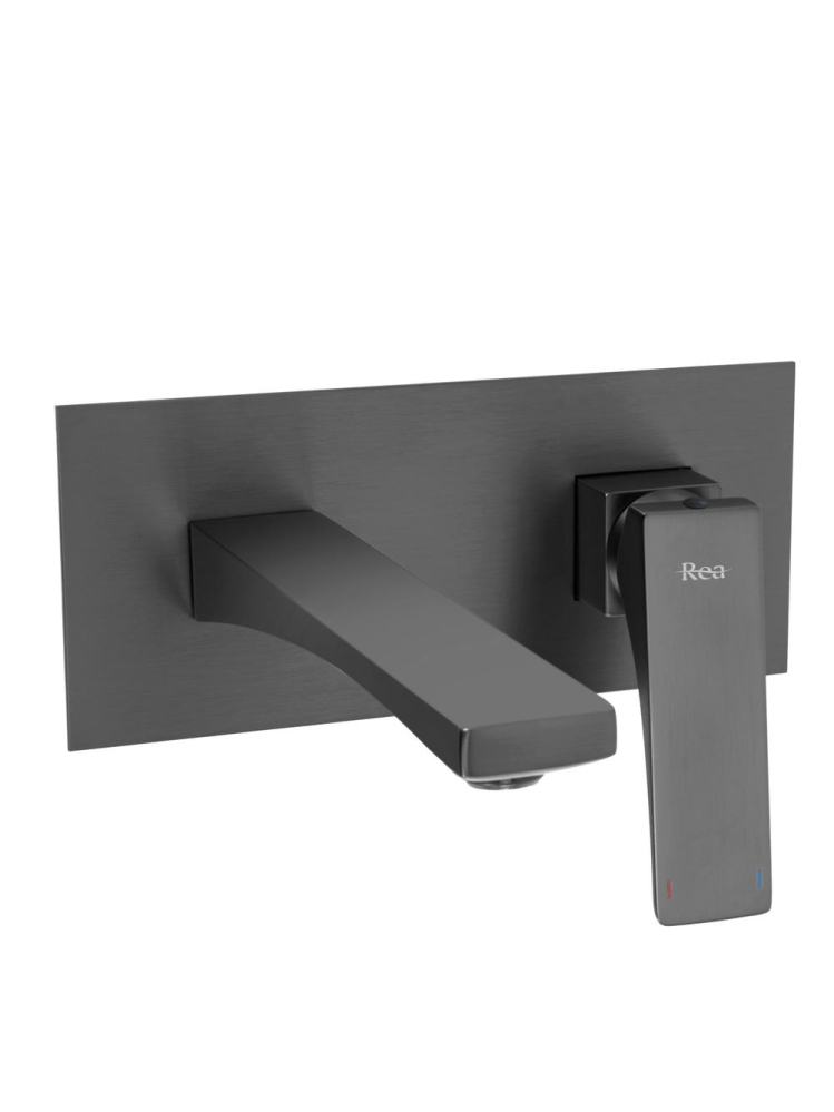 Baterie lavoar cada incastrata REA Premium Joe titan PVD perete 170 mm [11]