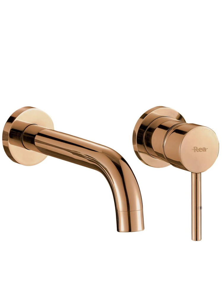 Baterie lavoar incastrata Rea Lungo + BOX cupru [6]