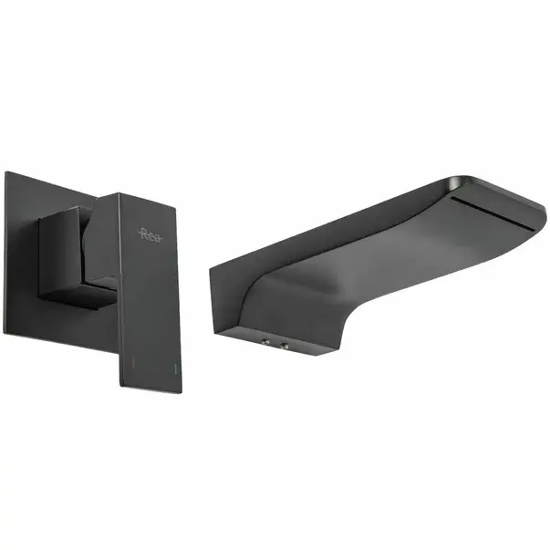 Baterie lavoar incastrata Rea Mason negru mat [4]