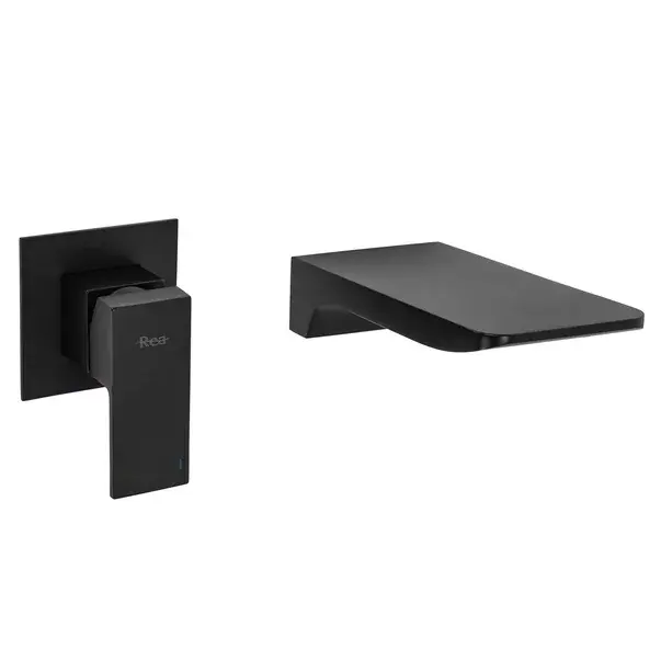 Baterie lavoar incastrata Rea Mason negru mat [1]