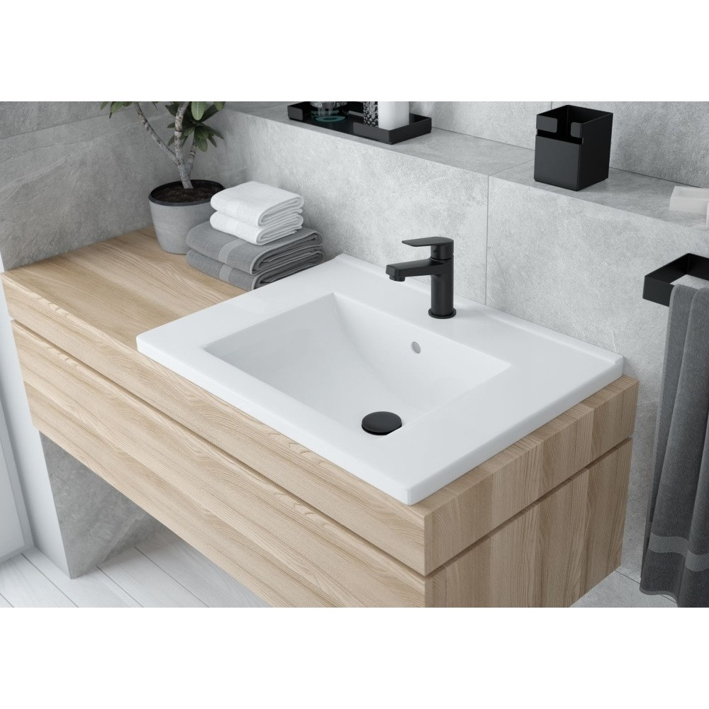 Baterie lavoar monocomanda Deante Jasmin negru [2]