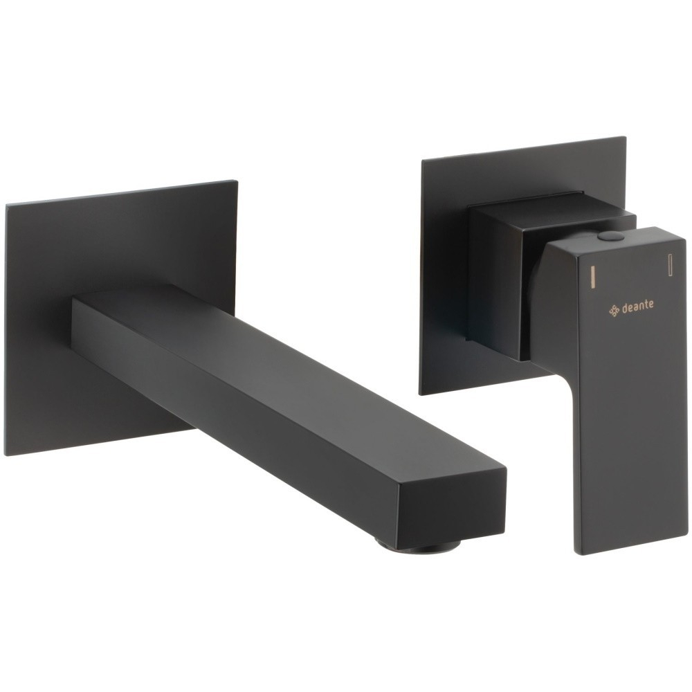 Baterie lavoar monocomanda incastrata Deante Anemon negru [1]