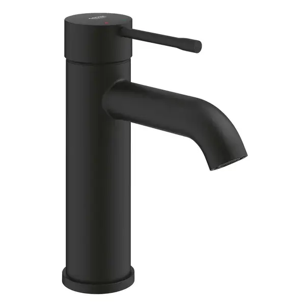 Baterie lavoar monocomanda negru mat Grohe Essence S fara ventil [1]