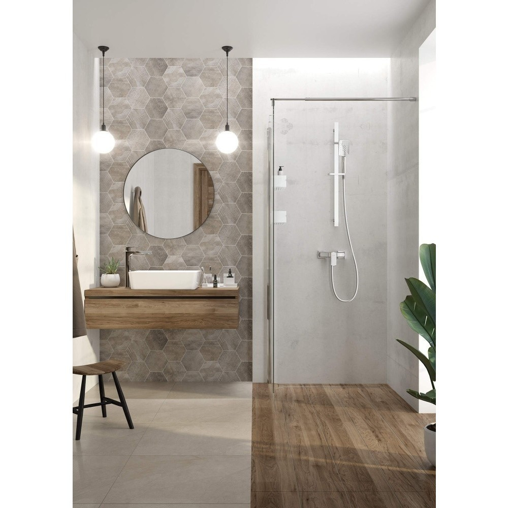 Baterie lavoar pe blat Deante Maruna H31 cm, crom [2]