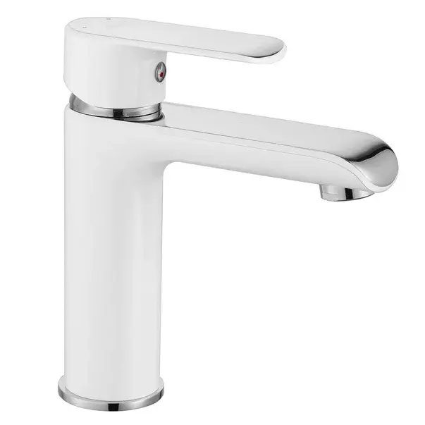 Baterie lavoar Rea Bloom monocomanda alb - crom [1]
