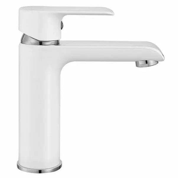 Baterie lavoar Rea Bloom monocomanda alb - crom [3]