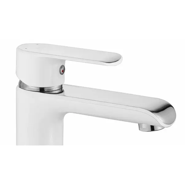 Baterie lavoar Rea Bloom monocomanda alb - crom [6]