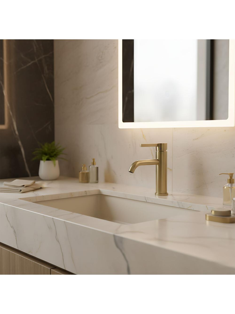 Baterie lavoar Rea Foster auriu periat [8]